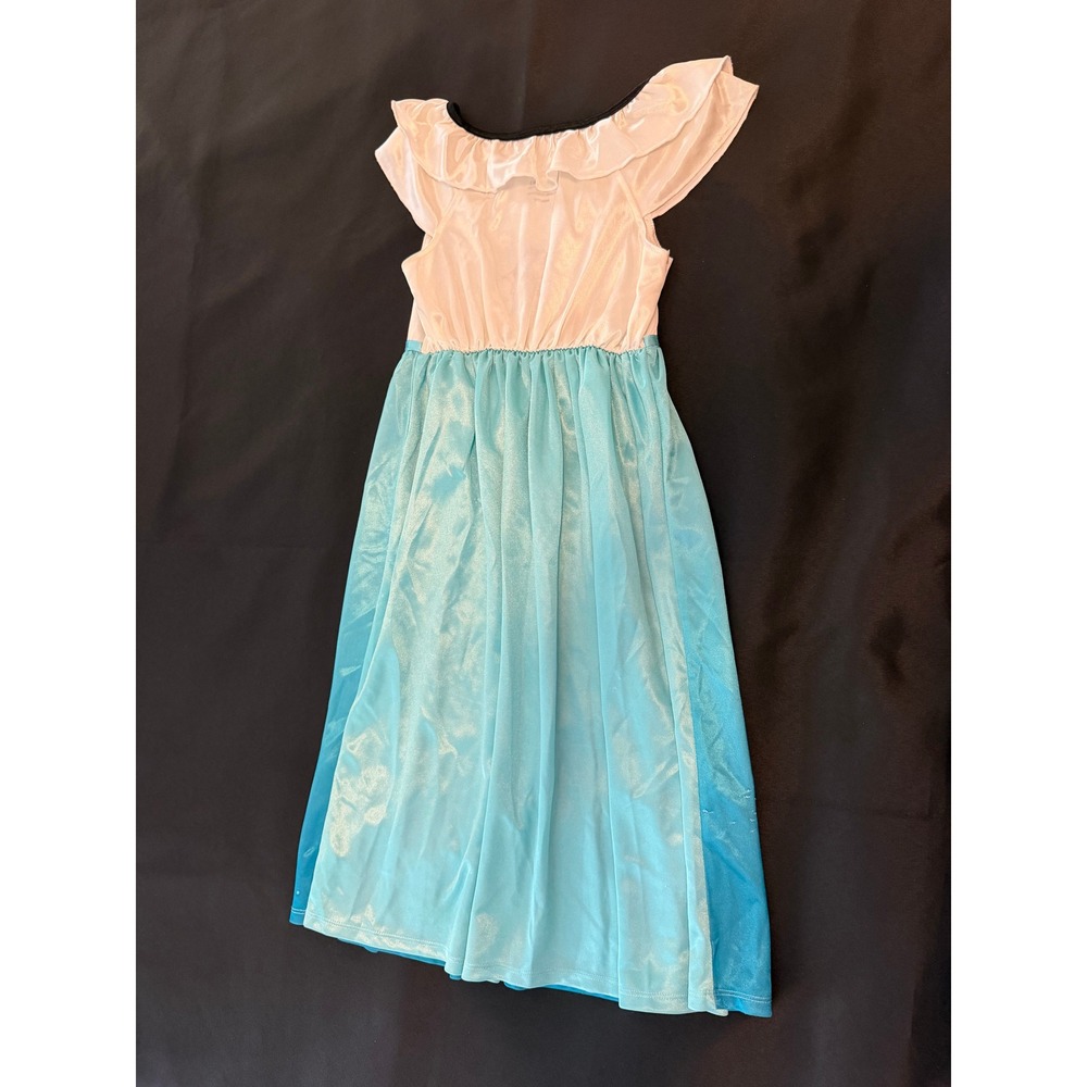 Disney Encanto Mirabel Madrigal Girls Nightgown Dress White Teal Size 6 - Picture 11 of 12